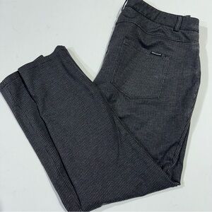 DKNY Black and Gray Houndstooth Pants